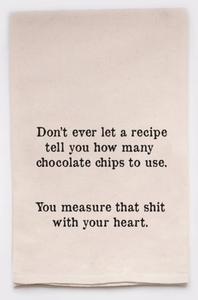 Tea Towel Measure Chocolate Chips