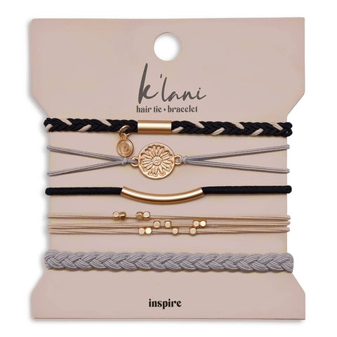 Inspire: Hair Tie Bracelet Set