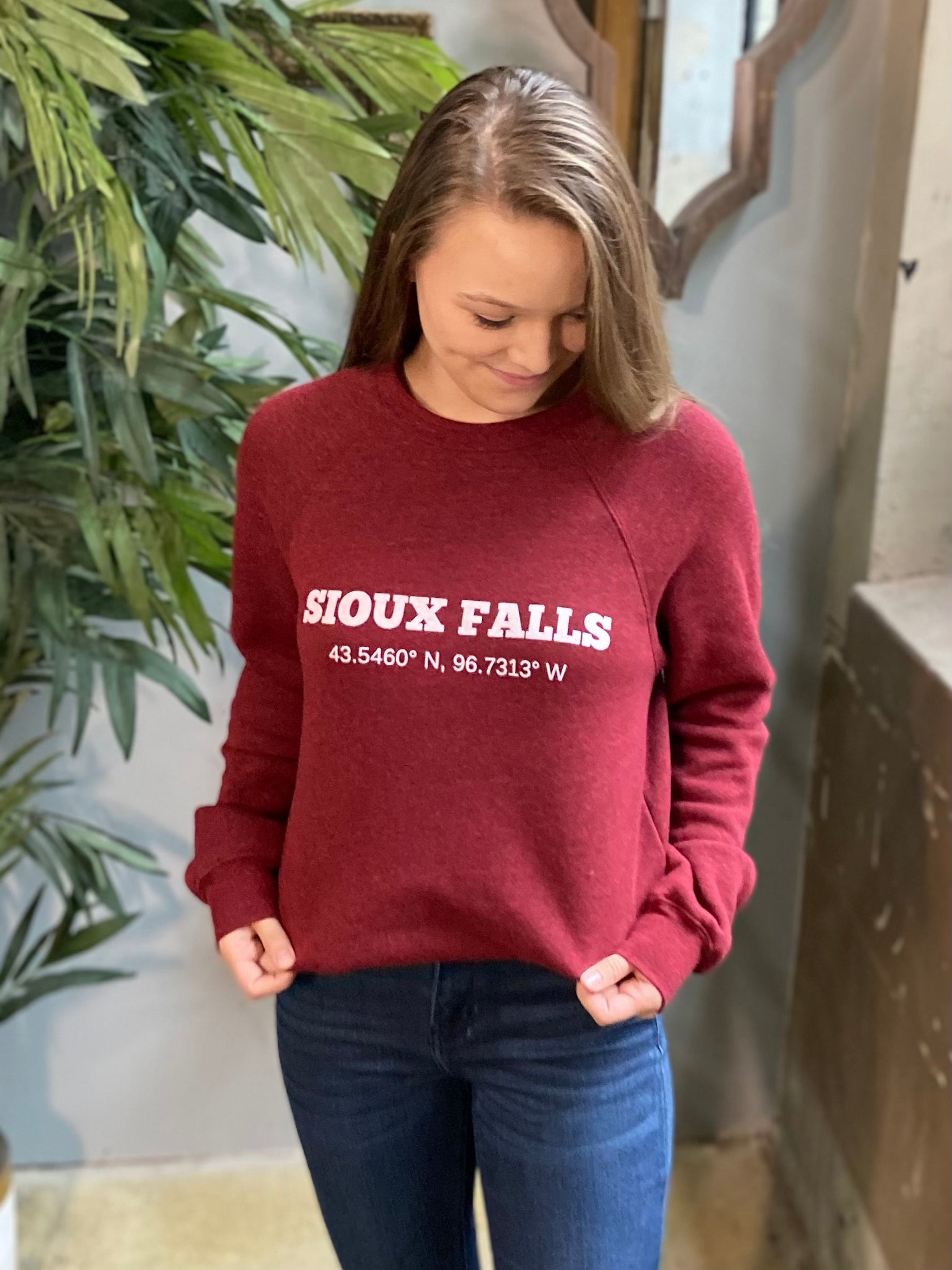 Sioux Falls Burgundy Sweatshirt