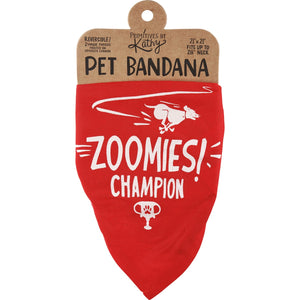 Zoomies/Parents Pet Bandana